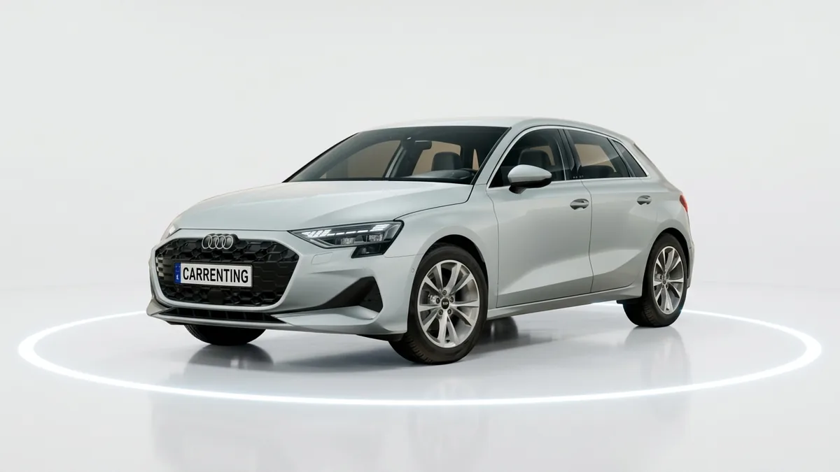 Audi A3 Sportback Advanced TFSI S Tronic en renting en Zaragoza — Lateral