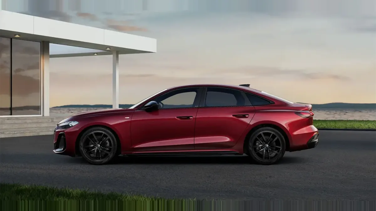 Audi A5 TDI 150kW (204CV) Black Line en renting en Zaragoza — Trasera