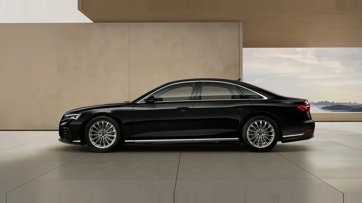 Audi A8 50 TDI 210kW (286CV) Quattro Tiptronic en renting en Zaragoza — Trasera