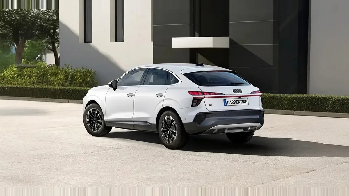 Audi Q3 Sportback Advanced TDI 110kW S Tronic en renting en Zaragoza — Interior