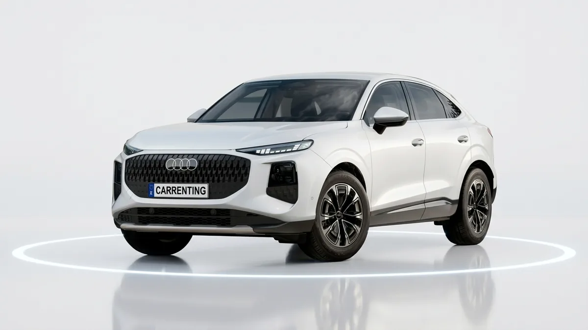 Audi Q3 Sportback Advanced TDI 110kW S Tronic en renting en Zaragoza — Lateral