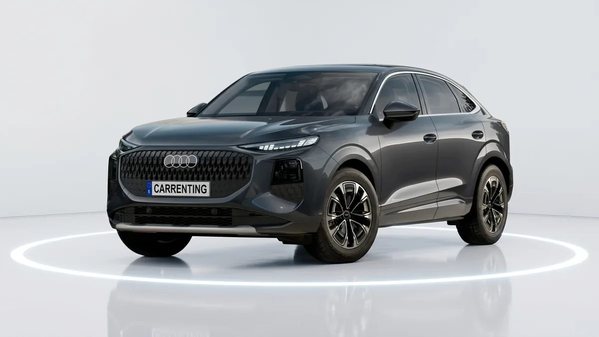 Audi Q3 Sportback Advanced TFSI 110kW S Tronic en renting en Zaragoza — Lateral