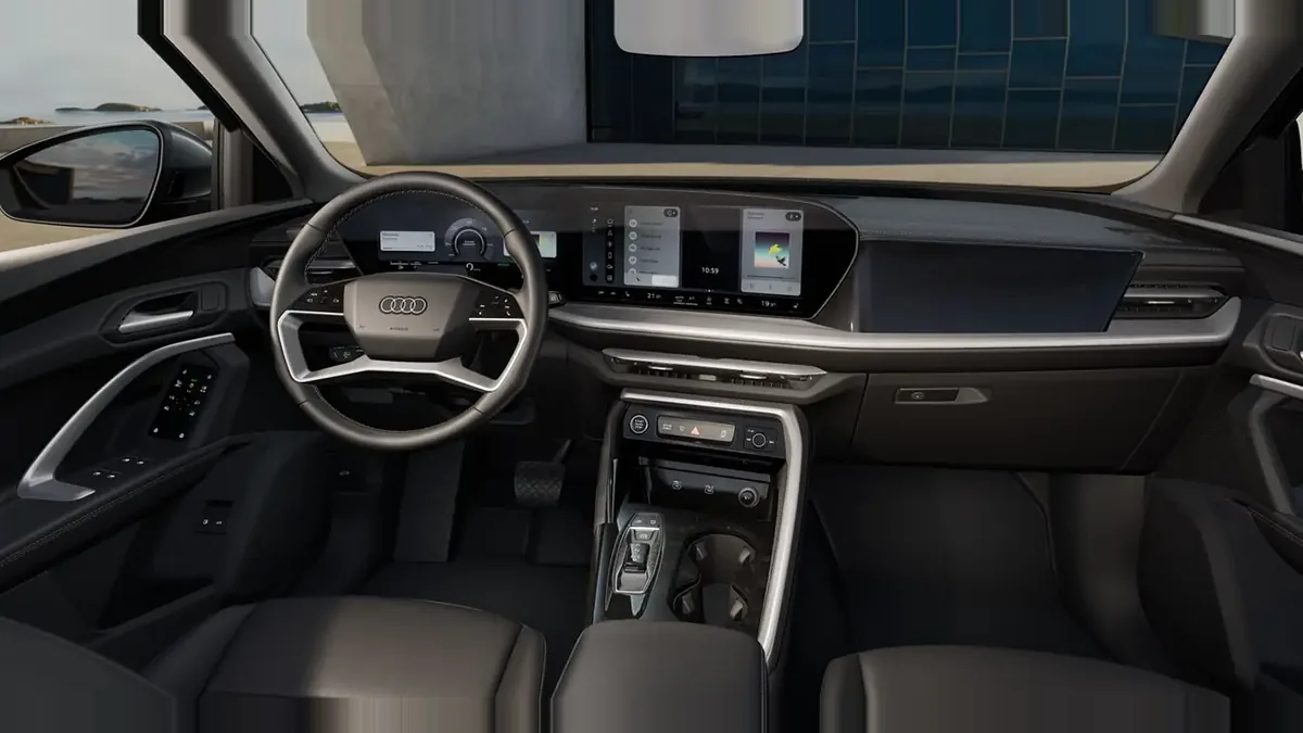 Audi Q5 Advanced e-hybrid quattro 220kW S tronic en renting en Zaragoza — Delantera