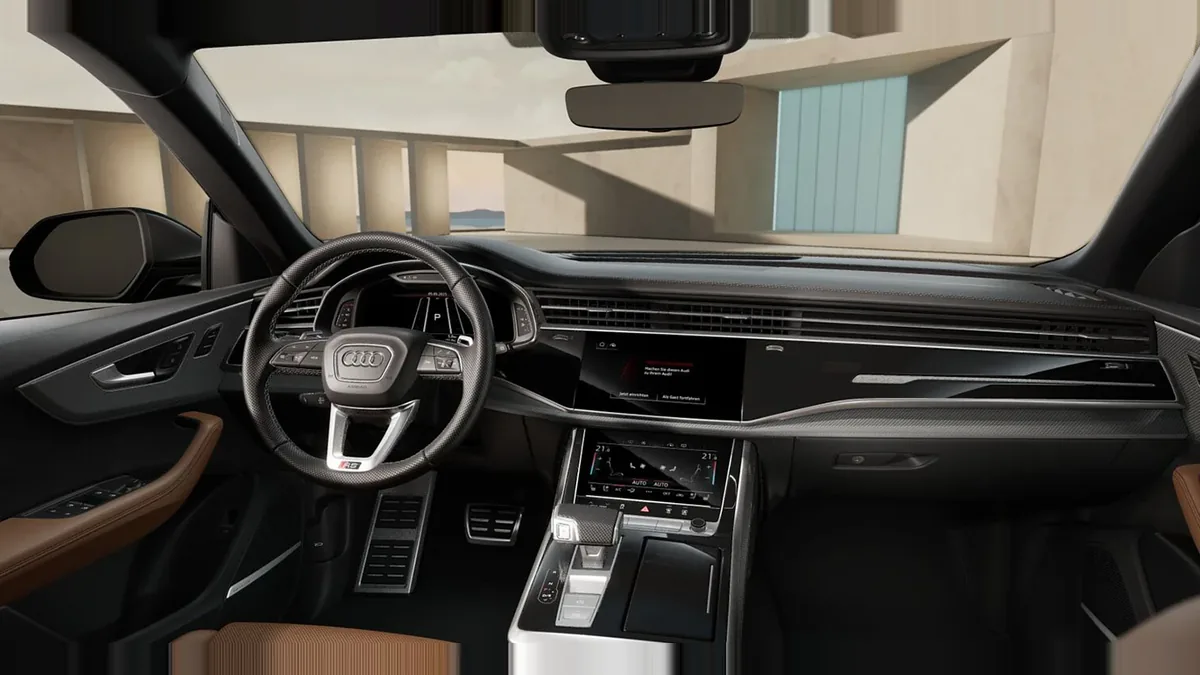 Audi RS Q8 441kW TipTronic en renting en Zaragoza — Interior