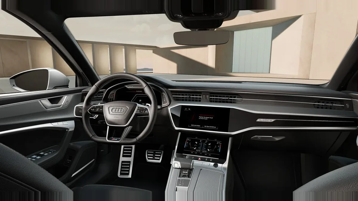 Audi RS6 Avant TFSI Quattro en renting en Zaragoza — Interior