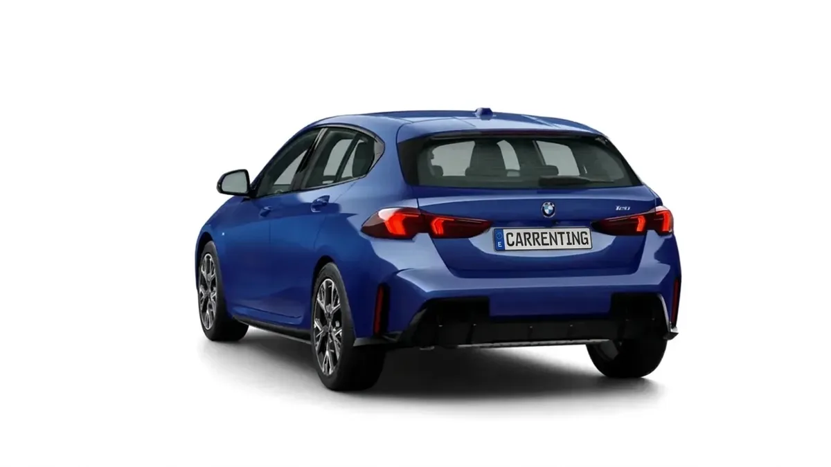 BMW Serie 1 120 CA en renting en Zaragoza — Delantera