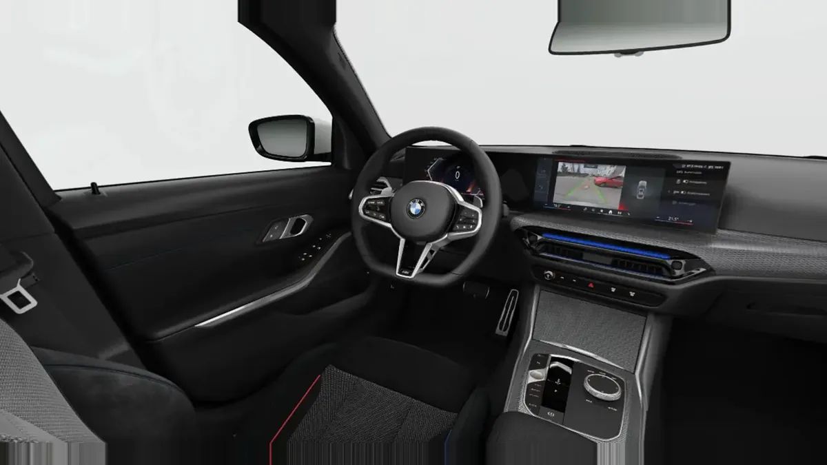 BMW Serie 3 320d Berlina en renting en Zaragoza — Interior