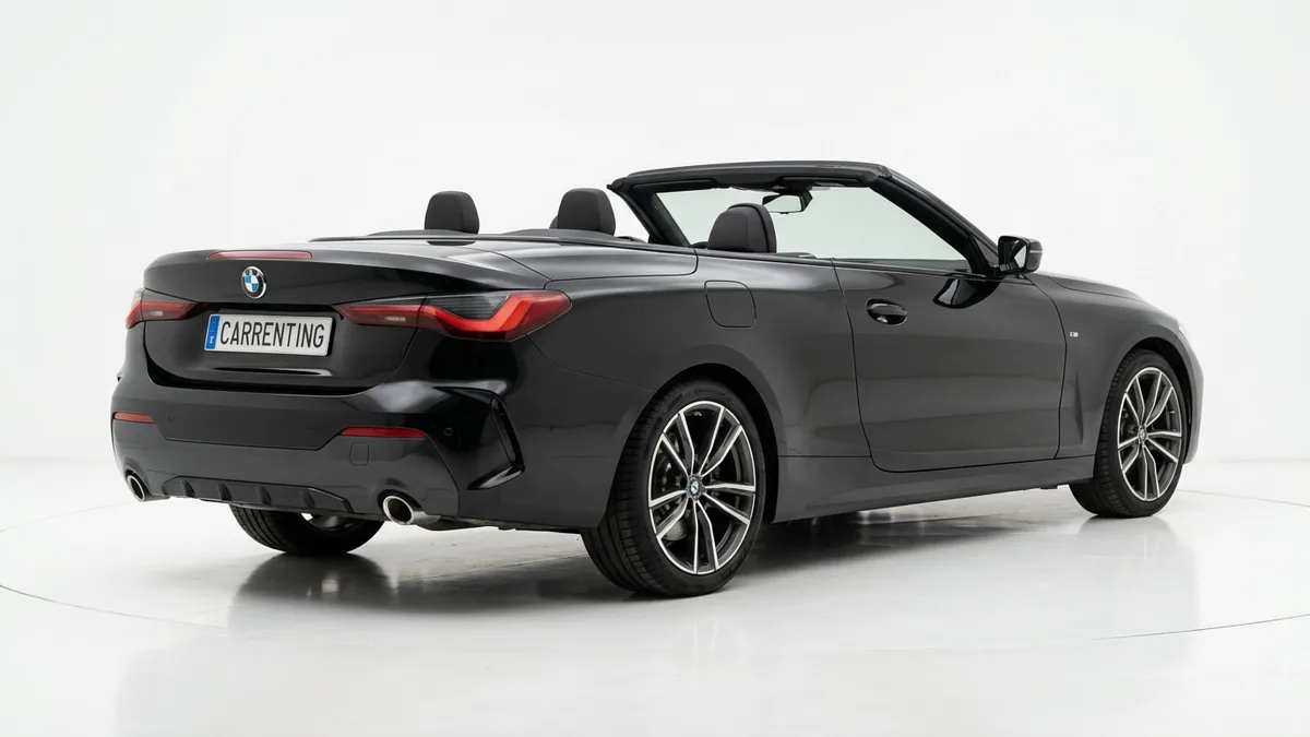 BMW Serie 4 420i Cabrio en renting en Zaragoza — Trasera