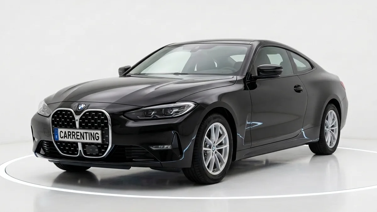 BMW Serie 4 420i Coupé en renting en Zaragoza — Lateral