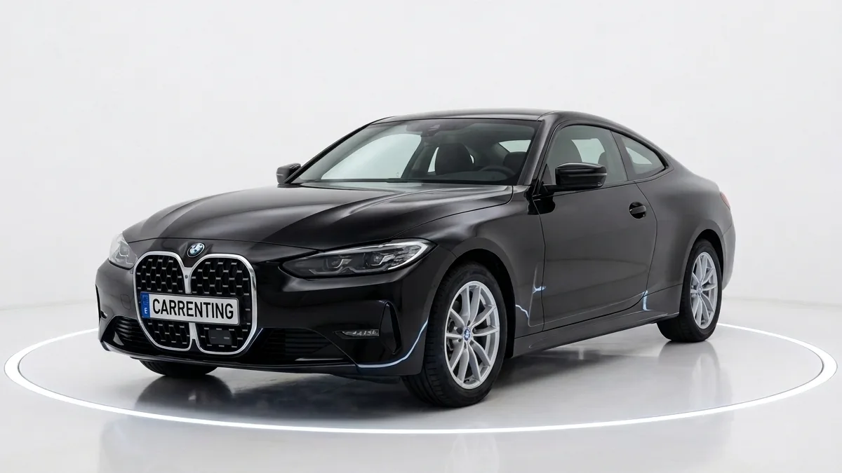 BMW Serie 4 430i xDrive Coupé en renting en Zaragoza — Lateral