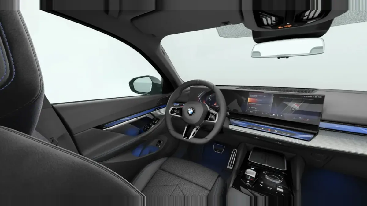 BMW Serie 5 520d Touring en renting en Zaragoza — Interior
