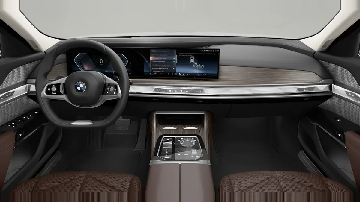 BMW Serie 7 740d xDrive en renting en Zaragoza — Interior