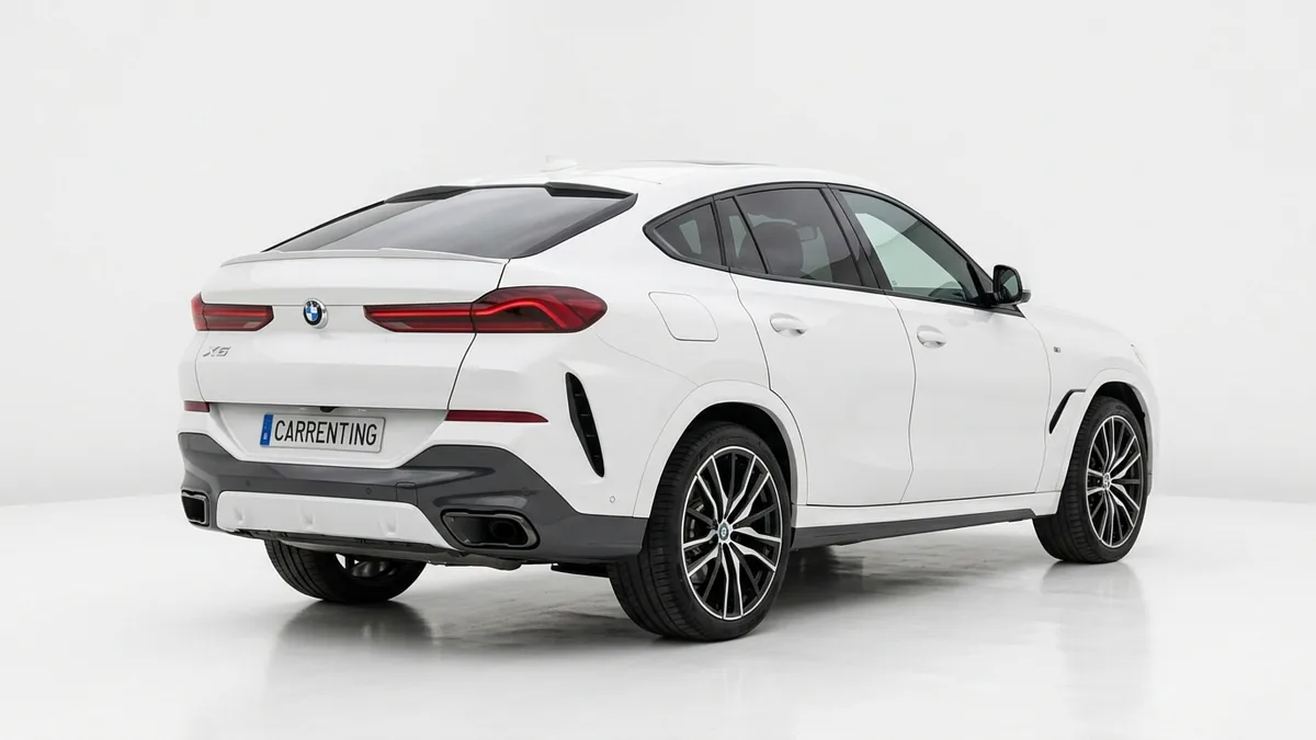 BMW X6 xDrive 40d M Sport en renting en Zaragoza — Interior