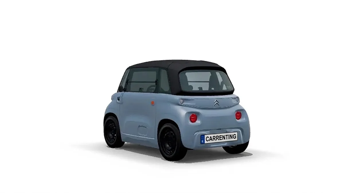 Citroën AMI en renting en Zaragoza — Trasera