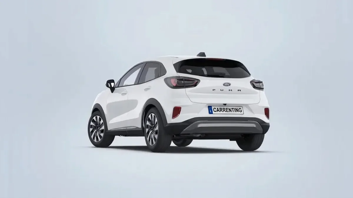 Ford Puma 1.0 EcoBoost MHEV Titanium 125CV en renting en Zaragoza — Delantera