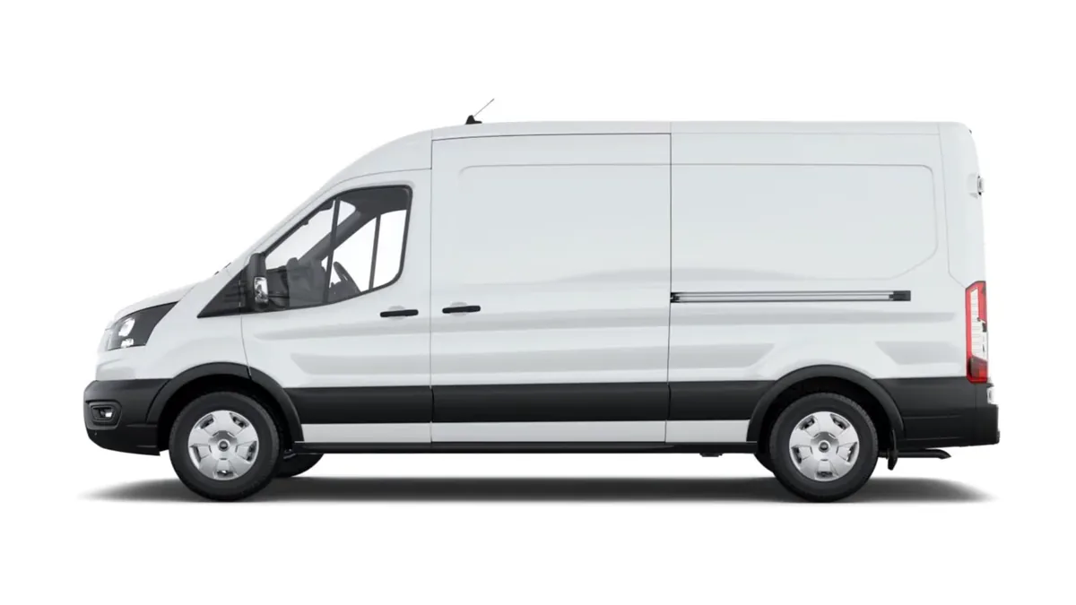 Ford TRANSIT 350 L3 Trend N1 EcoBlue 96kW FWD en renting en Zaragoza — Trasera