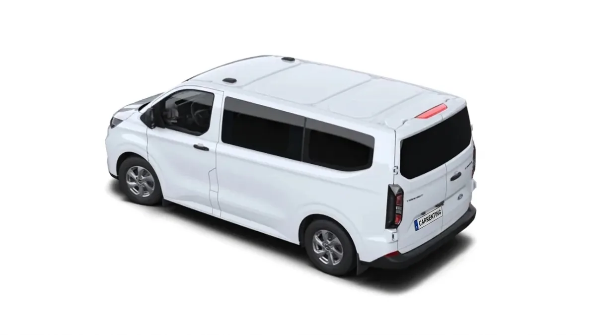 Ford Transit Custom Kombi 2.0 EcoBlue 150Cv 320 L1 Trend M1 II en renting en Zaragoza — Trasera
