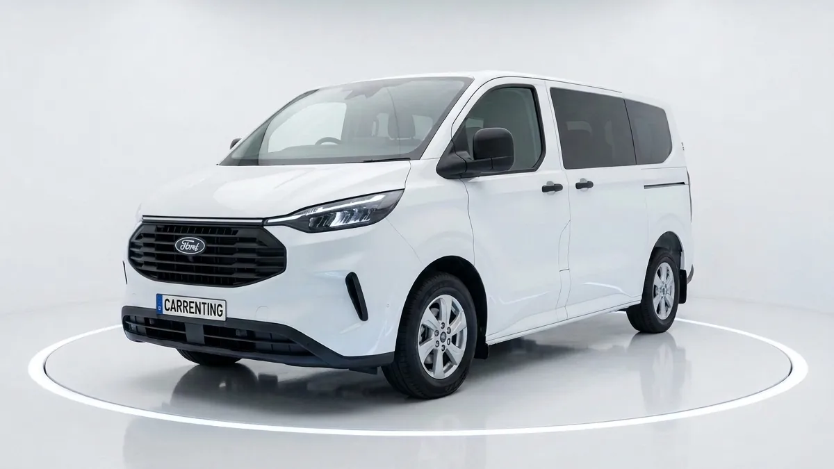 Ford Transit Custom Kombi 2.0 EcoBlue 150Cv 320 L1 Trend M1 II en renting en Zaragoza — Lateral
