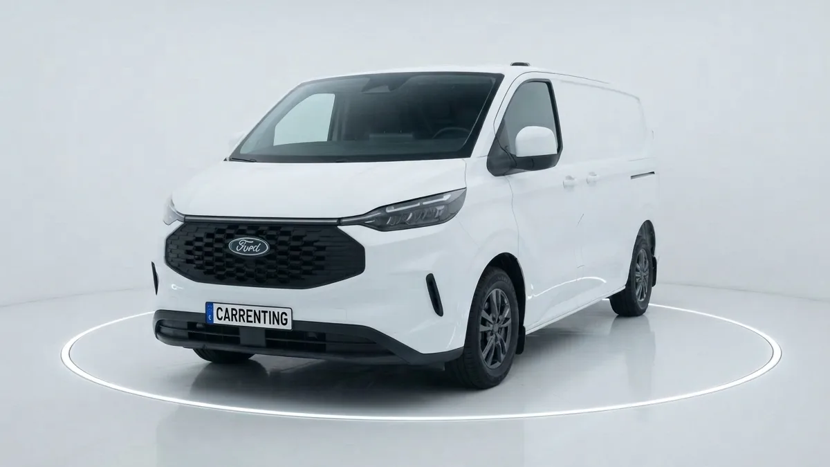 Ford TRANSIT CUSTOM Van BEV 83kWh 100kW 320 L1 Trend en renting en Zaragoza — Lateral