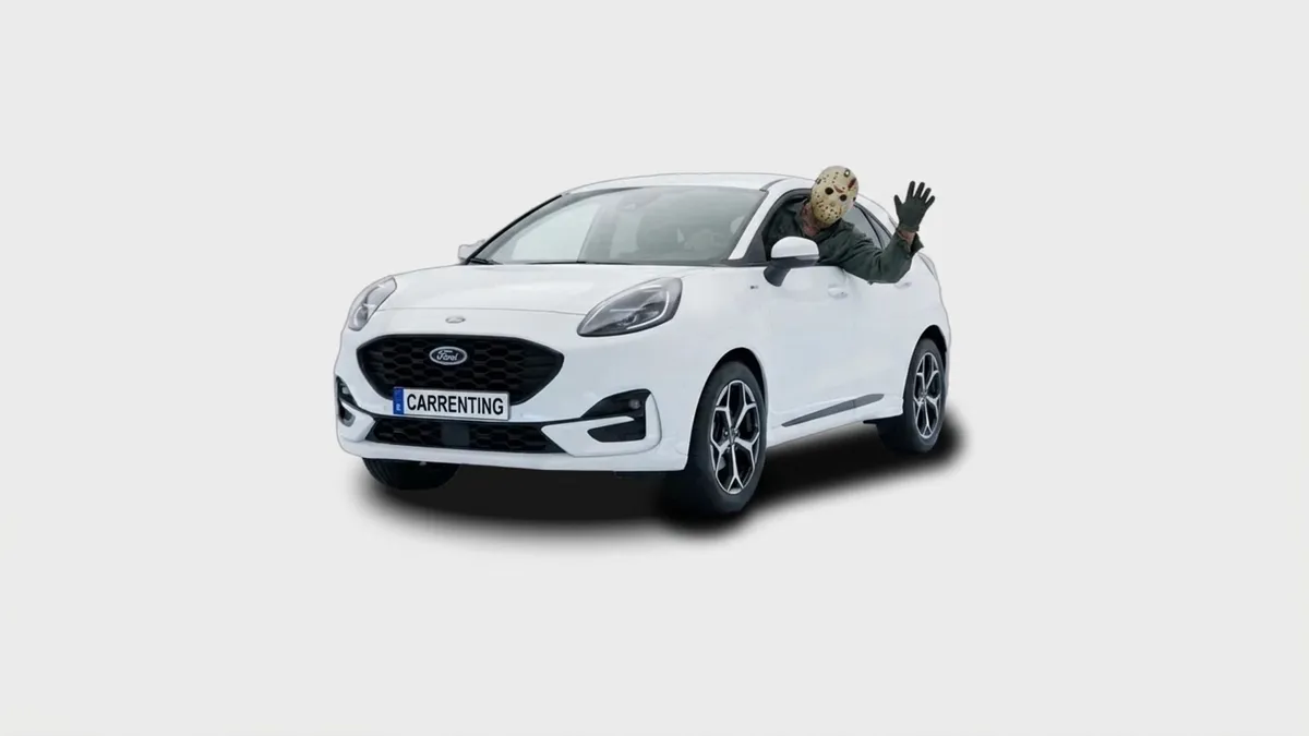 Ford Puma Titanium Ecoboost MHEV 125CV II en renting en Zaragoza — Trasera