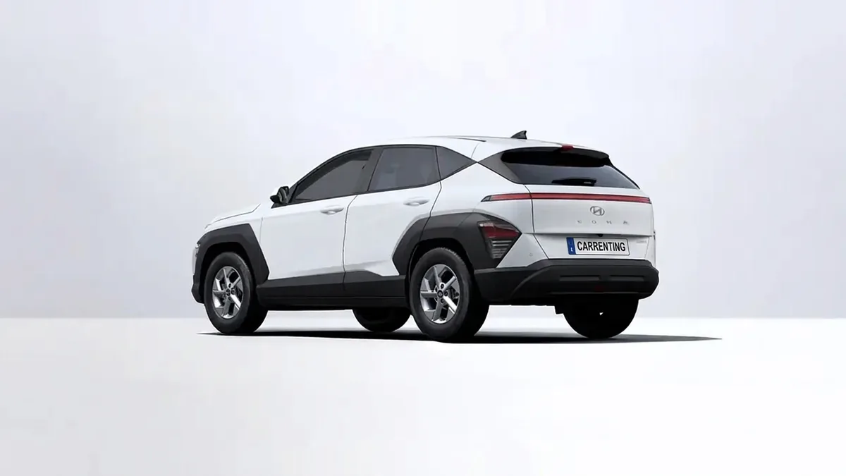 Hyundai Kona 1.0T 100CV Maxx CW en renting en Zaragoza — Delantera