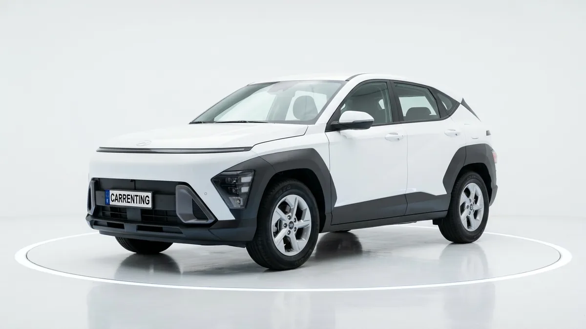 Hyundai Kona 1.0T 100CV Maxx CW en renting en Zaragoza — Lateral