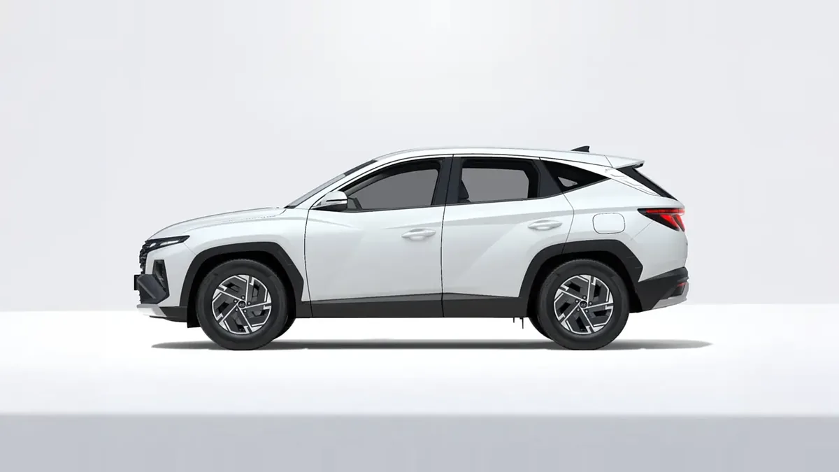 Hyundai Tucson FL 1.6T 239CV HEV AT Klass en renting en Zaragoza — Delantera