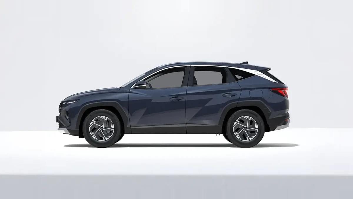 Hyundai Tucson FL 1.6T 239CV HEV AT Klass en renting en Zaragoza — Trasera
