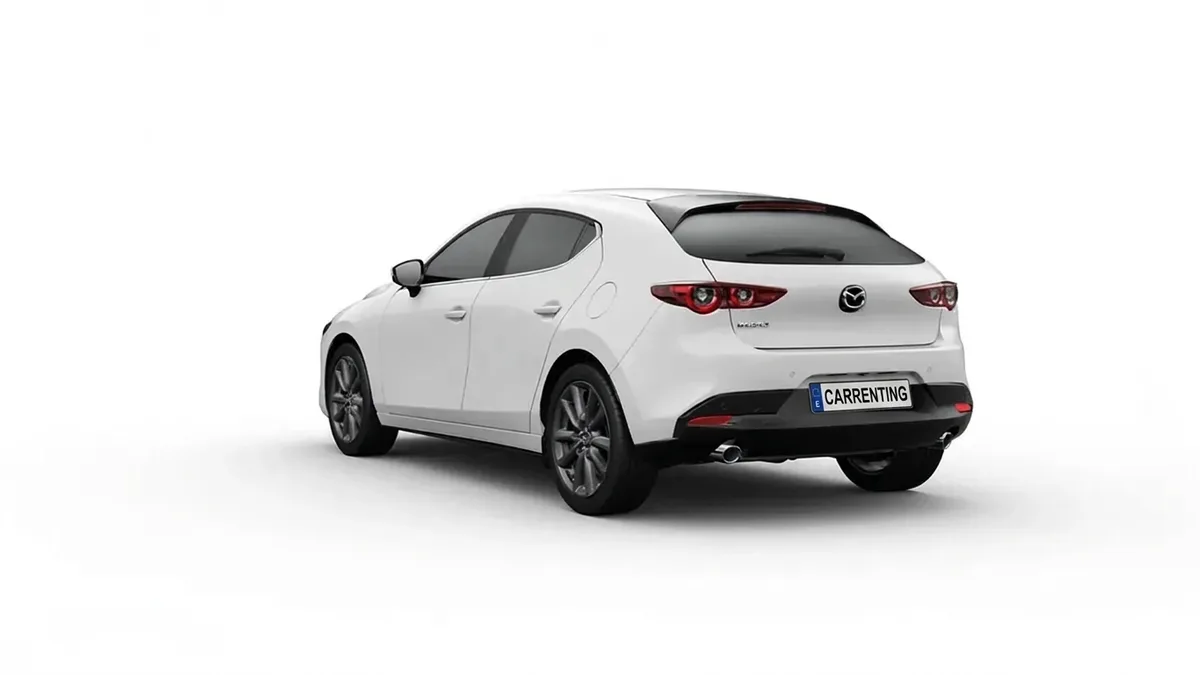 Mazda 3 2.5L e-Skyactiv G MHEV 140CV 6AT Centre-Line en renting en Zaragoza — Delantera
