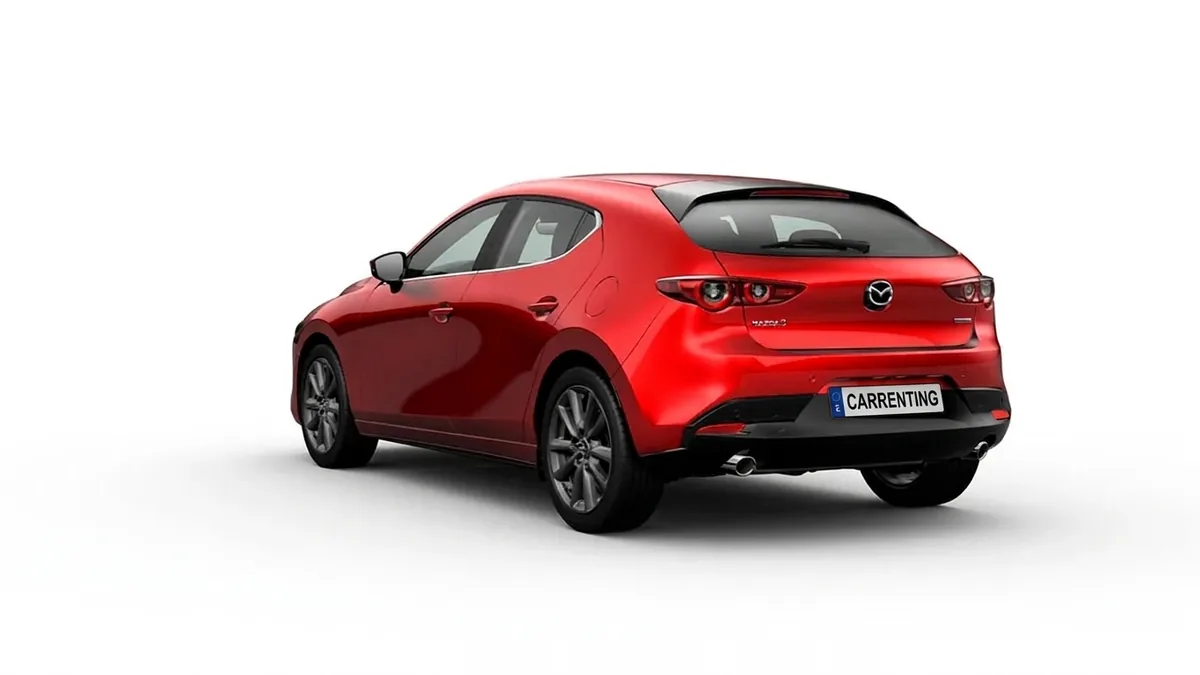 Mazda 3 2.5L e-Skyactiv G MHEV 140CV 6AT Centre-Line RD en renting en Zaragoza — Delantera