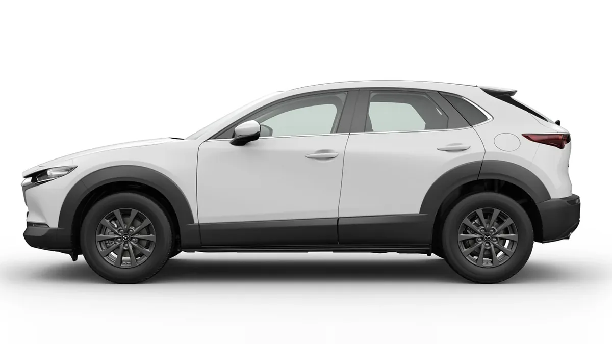 Mazda CX 30 2.5L e-SkyAct G MHEV 103kW Prime-Line en renting en Zaragoza — Trasera