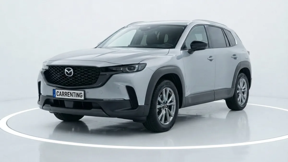 Mazda CX-5 2.5 Sky MHEV 141CV AT FWD Exclusive-Line en renting en Zaragoza — Lateral