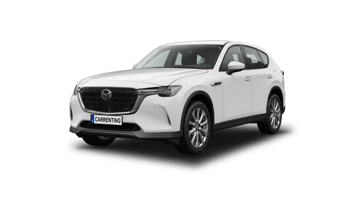 Mazda CX-60 e-Skyactiv MHEV RWD Exclusive-Line II en renting en Zaragoza — Trasera