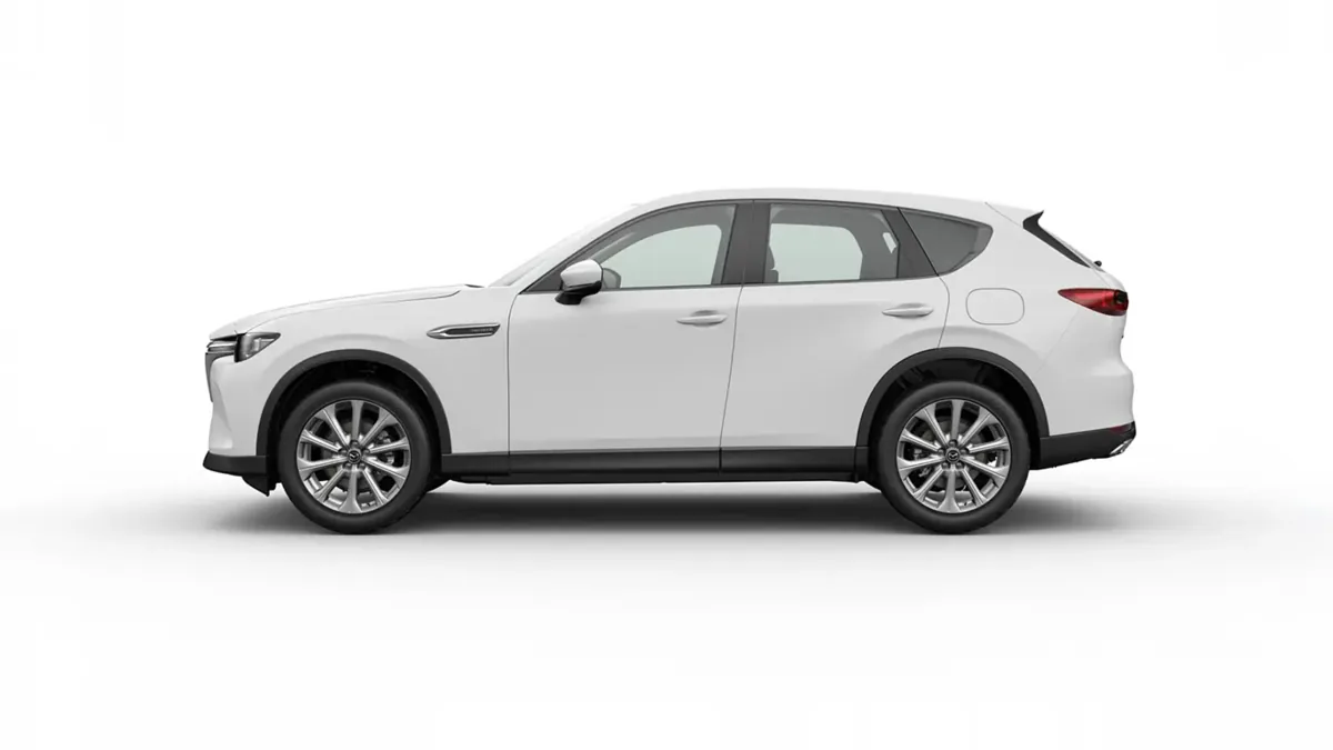 Mazda CX-60 e-Skyactiv MHEV RWD Exclusive-Line II en renting en Zaragoza — Delantera