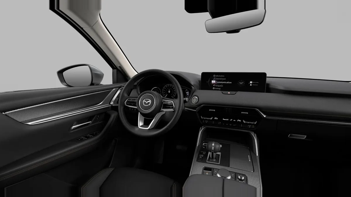 Mazda CX-60 e-Skyactiv MHEV RWD Exclusive-Line II en renting en Zaragoza — vista 6
