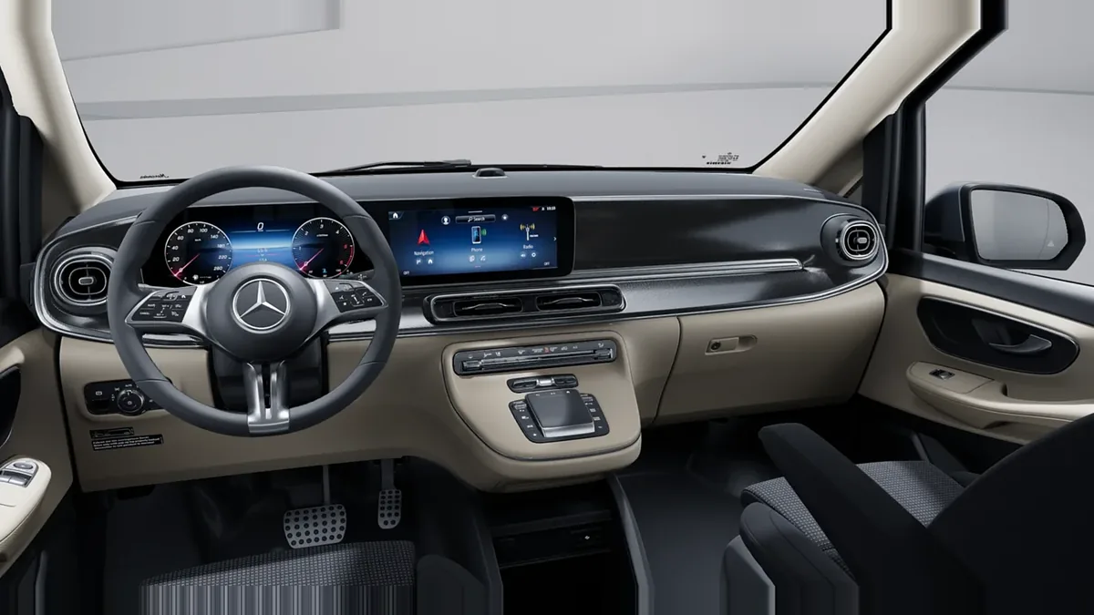 Mercedes-Benz Clase V Marco Polo 300d en renting en Zaragoza — Interior