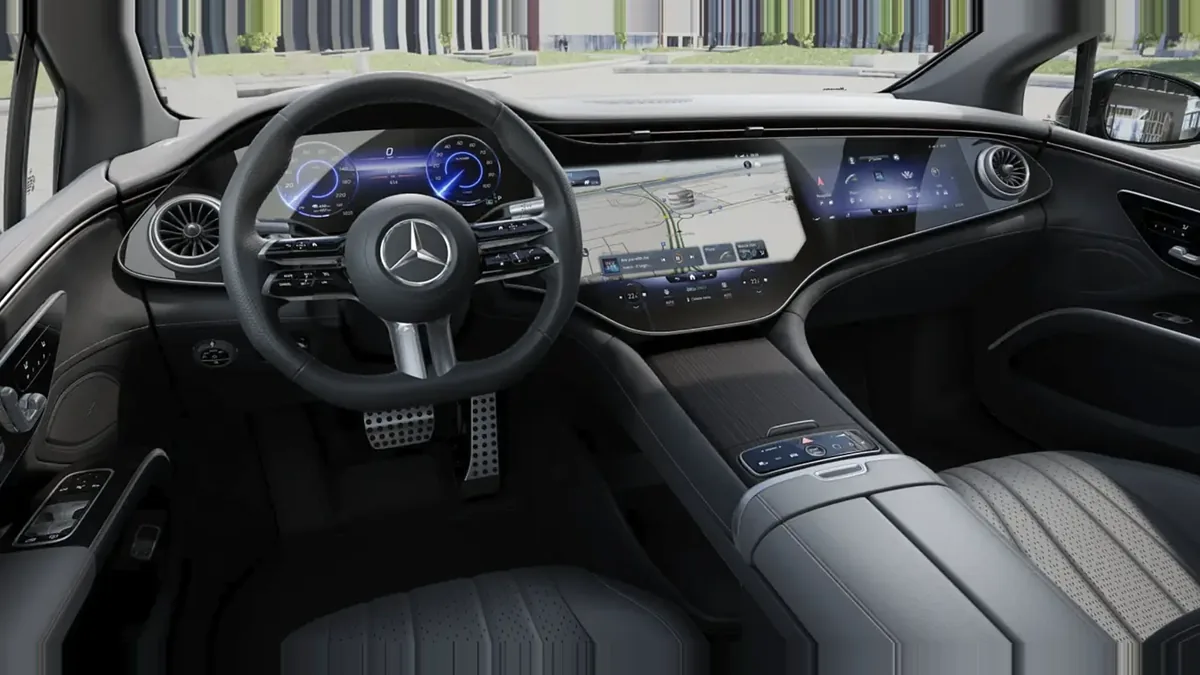 Mercedes-Benz EQS 350 Edition en renting en Zaragoza — Interior