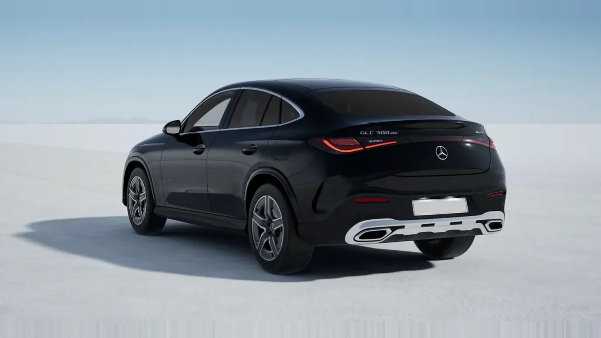 Mercedes-Benz GLC Coupé 300 de 4MATIC QS en renting en Zaragoza — Delantera