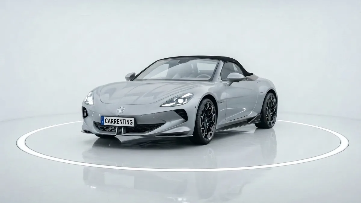 MG Cyberster Trophy Single Motor en renting en Zaragoza — Lateral
