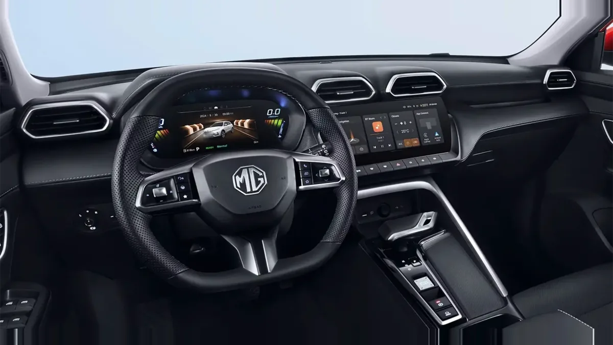 MG ZS Hybrid+ Business en renting en Zaragoza — Trasera