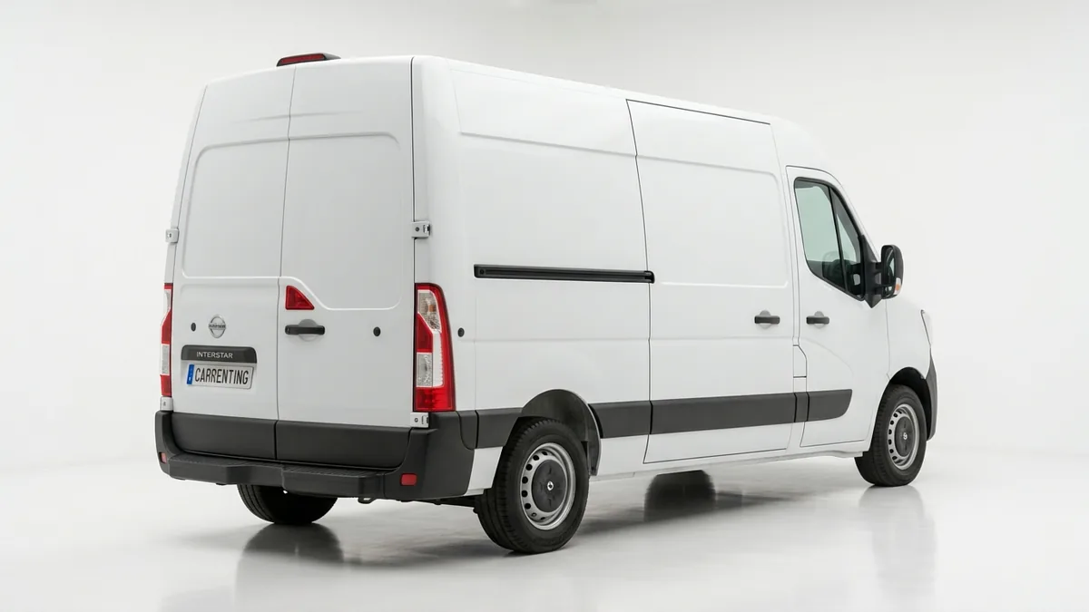 Nissan Interstar L2H2 3.5T 2.3dCi FWD Acenta en renting en Zaragoza — Delantera