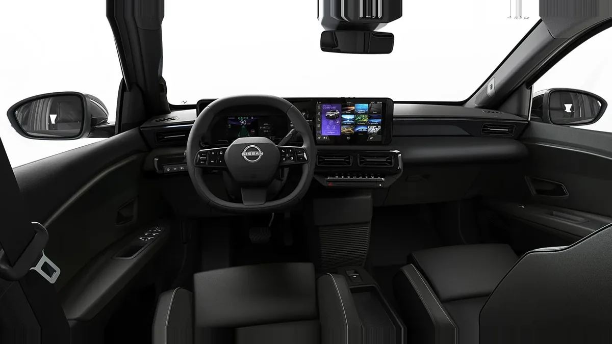 Nissan Micra 40kWh Acenta AT en renting en Zaragoza — Interior