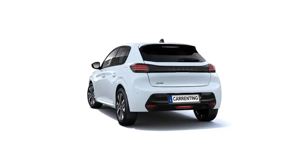 Peugeot 208 5P ALLURE TURBO 100 S&S 6VEL (MANUAL) en renting en Zaragoza — Delantera