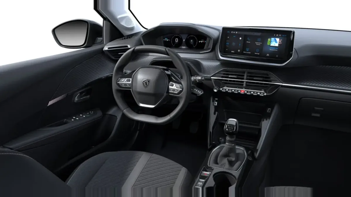 Peugeot 208 5P ALLURE TURBO 100 S&S 6VEL (MANUAL) en renting en Zaragoza — Interior