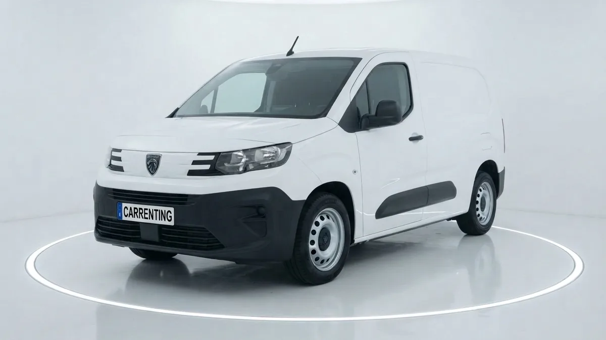 Peugeot Partner Furgón M Diésel 100CV Man en renting en Zaragoza — Lateral