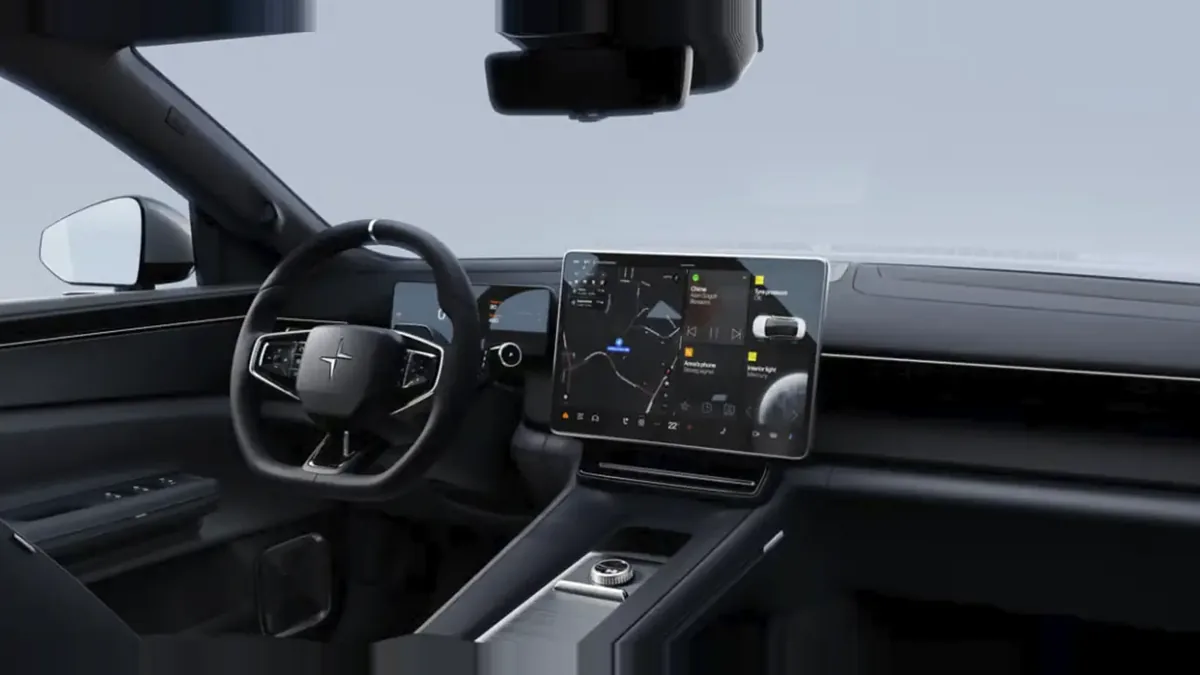 Polestar 4 Long Range Single Motor en renting en Zaragoza — Interior