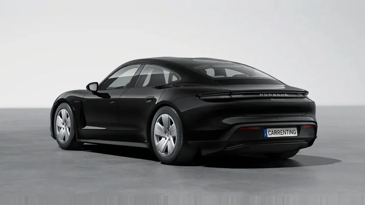 Porsche Taycan 4 en renting en Zaragoza — Delantera