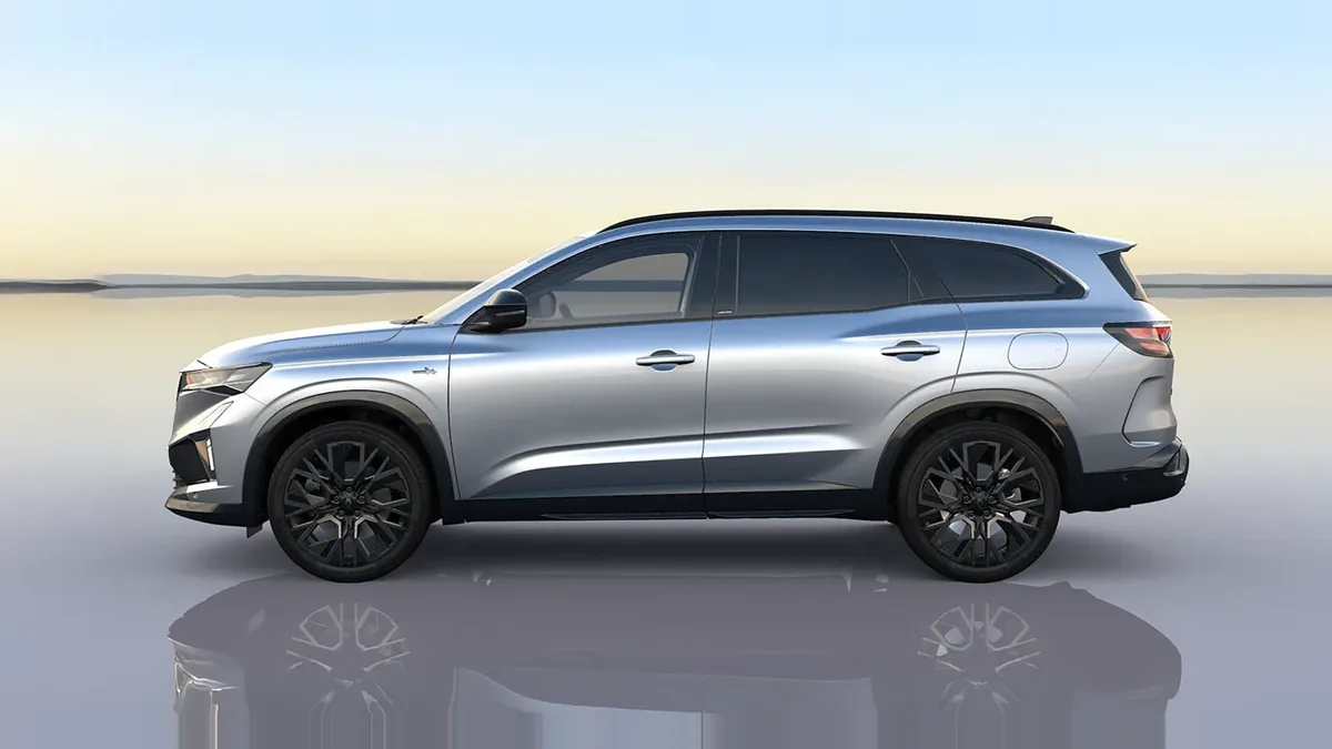 Renault Espace Espirit Alpine Full Hybrid E-Tech 146kW 7p en renting en Zaragoza — Trasera