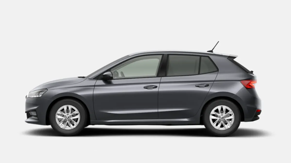 Škoda Fabia 1.0 TSI DSG Selection en renting en Zaragoza — Delantera