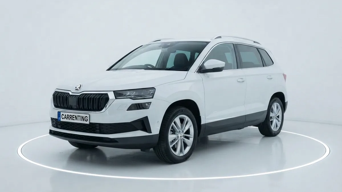 Škoda Karoq Selection 2.0 TDI DSG en renting en Zaragoza — Lateral